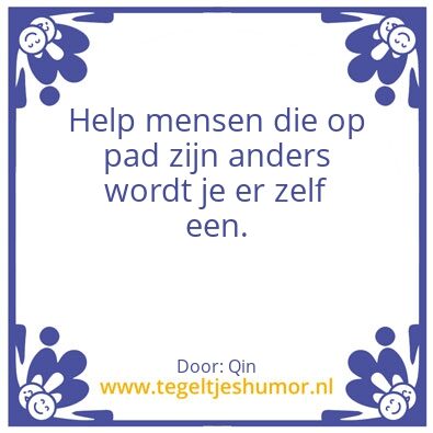 Tegeltje: Tegel