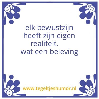 Tegeltje: eigen