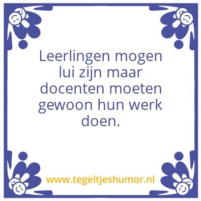 Tegeltje: Lui