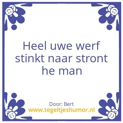 Tegeltje: Bertje