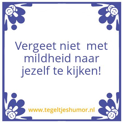 Tegeltje: Mild