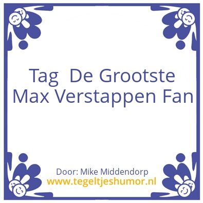 Tegeltje: Max