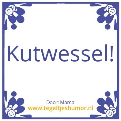 Tegeltje: Peuk