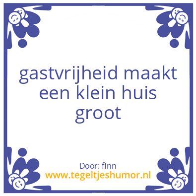 Tegeltje: tegel