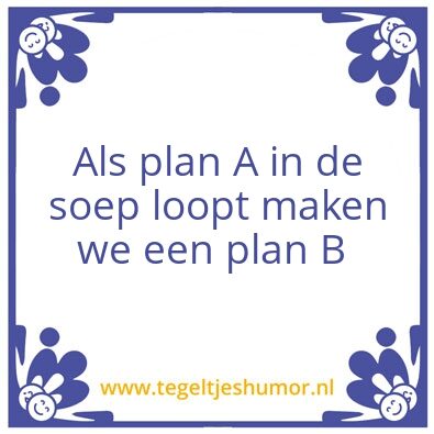 Tegeltje: Soep