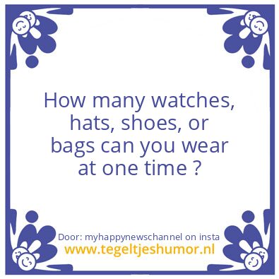 Tegeltje: design stuff