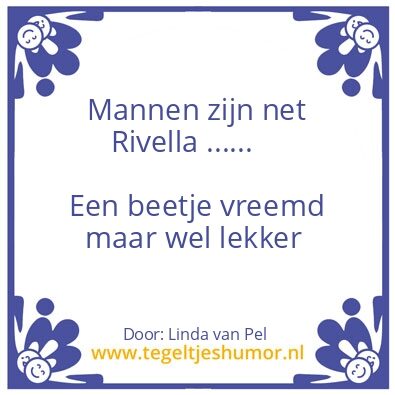 Tegeltje: Mannen