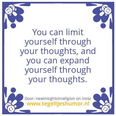 Tegeltje: As within as without.