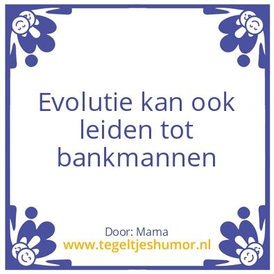 Tegeltje: Man