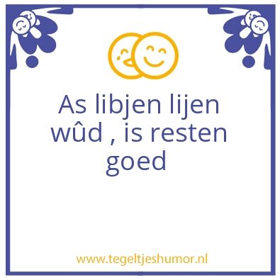 Tegeltje: Fries