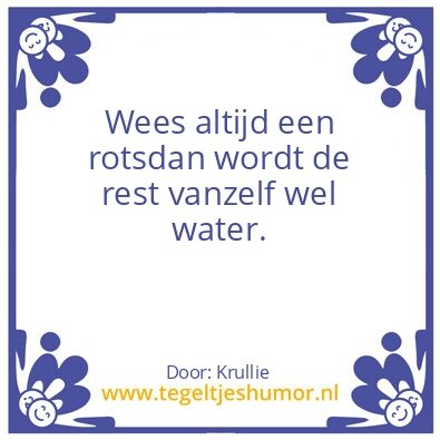 Tegeltje: Rock