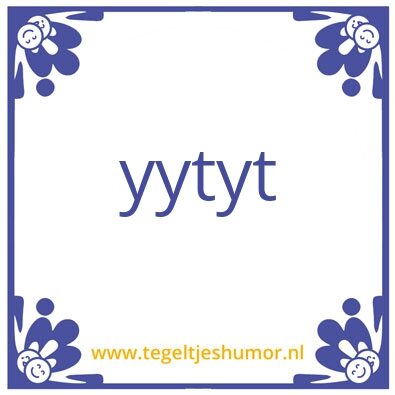 Tegeltje: dsd