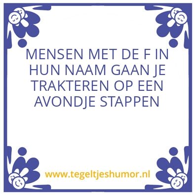 Tegeltje: Fnaam