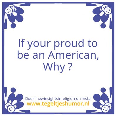 Tegeltje: One Question :