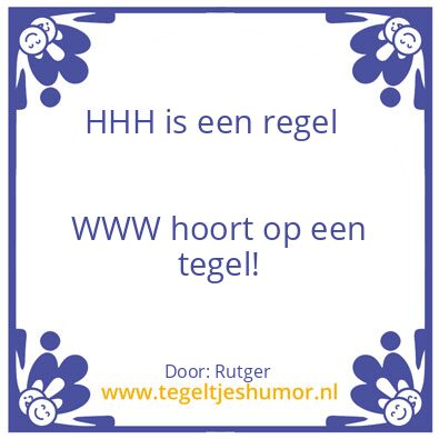 Tegeltje: Effectief