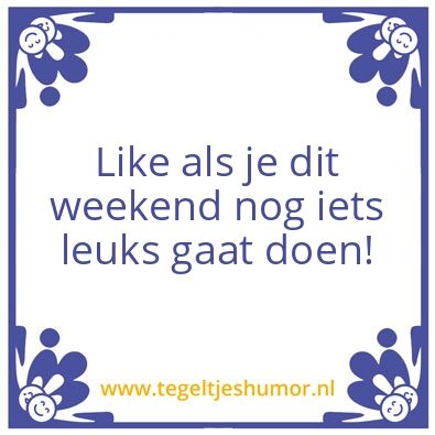 Tegeltje: Like