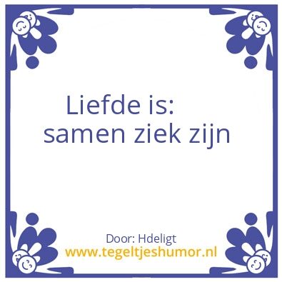 Tegeltje: Liefde