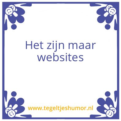 Tegeltje: Websites