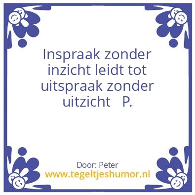 Tegeltje: Peter
