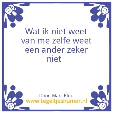 Tegeltje: Weetjes