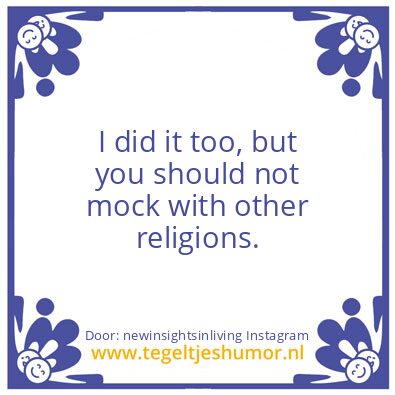 Tegeltje: the remarks on my tiles