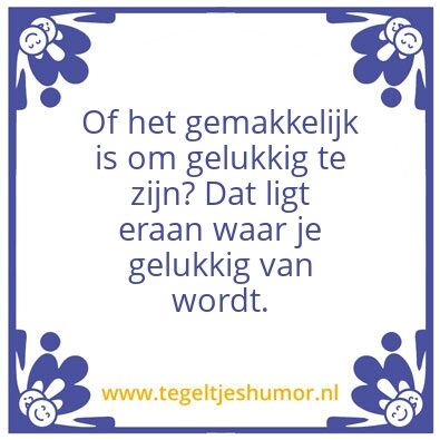 Tegeltje: Geluk2