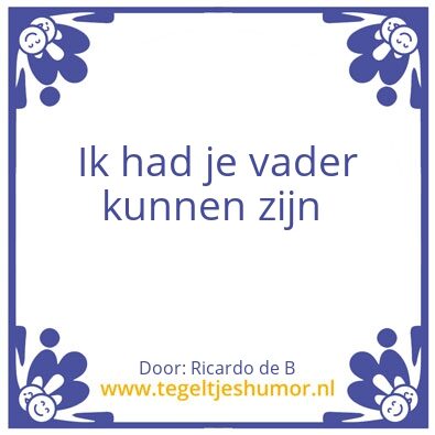 Tegeltje: X