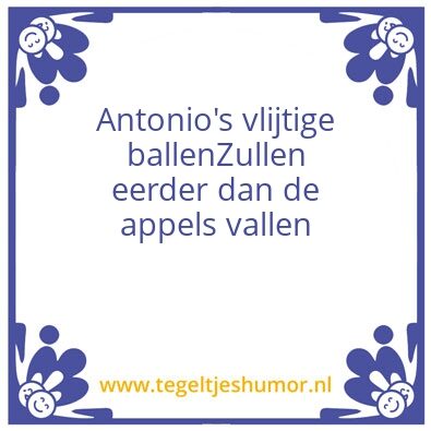 Tegeltje: JB