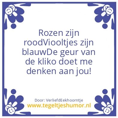 Tegeltje: kliko
