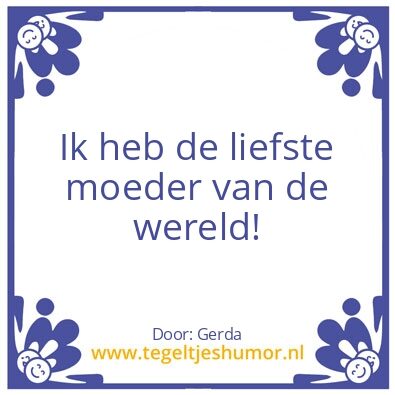 Tegeltje: Mama