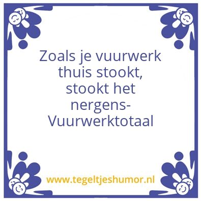 Tegeltje: VWT