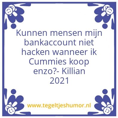 Tegeltje: Killian