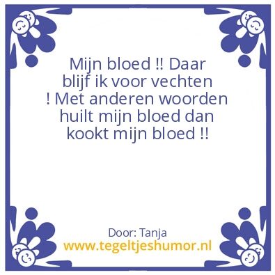 Tegeltje: Mijn