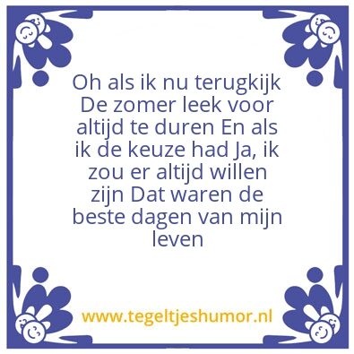 Tegeltje: 1
