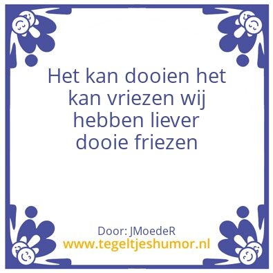 Tegeltje: Friezen