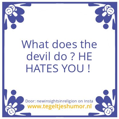 Tegeltje: HATE