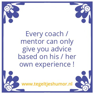 Tegeltje: Coach