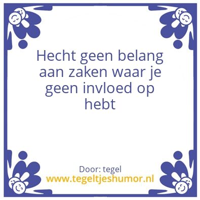 Tegeltje: tegel