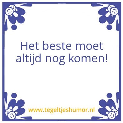 Tegeltje: jan