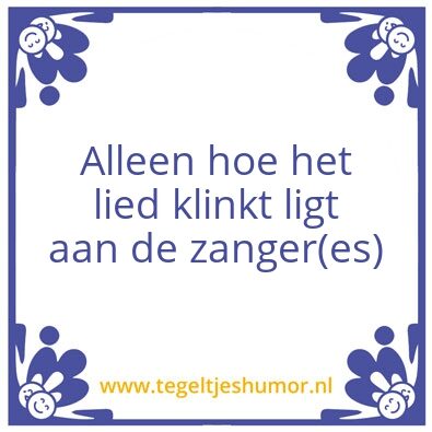 Tegeltje: Hoe