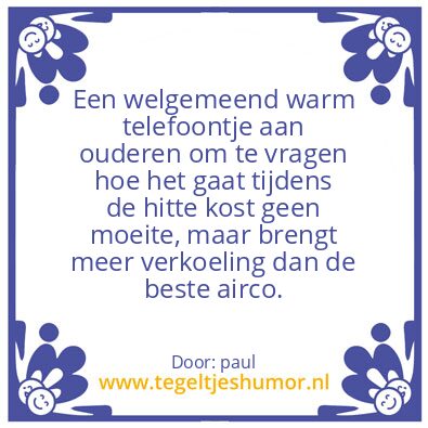 Tegeltje: Hitte