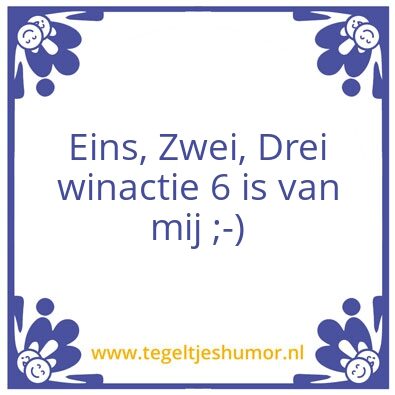Tegeltje: VWT 6