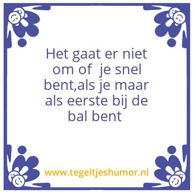 Tegeltje: joop