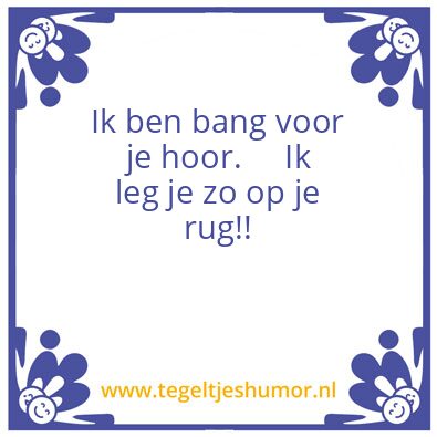 Tegeltje: m
