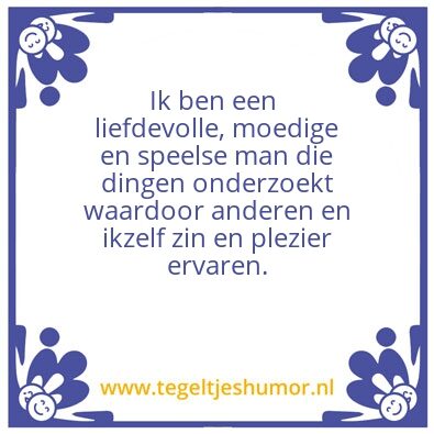 Tegeltje: Purpose