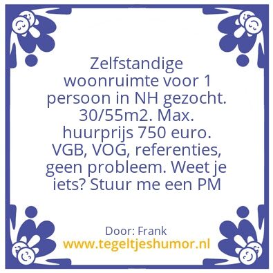Tegeltje: Help