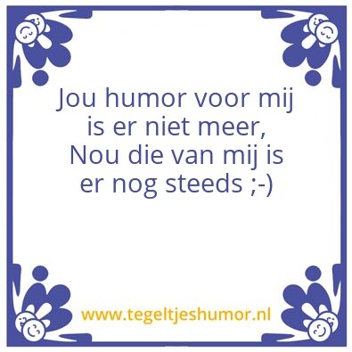 Tegeltje: Eind