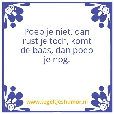 Tegeltje: Joop