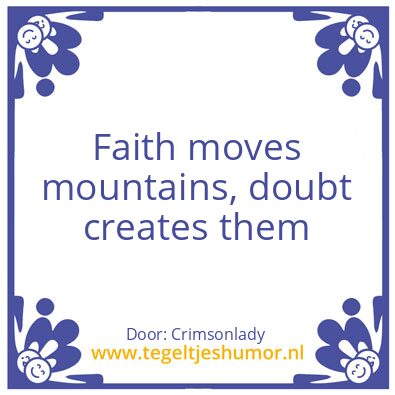 Tegeltje: Mountains
