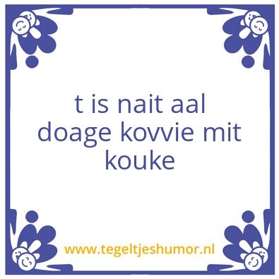 Tegeltje: Website